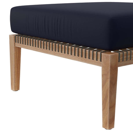 Clearwater Outdoor Patio Teak Wood 4 - Piece Sectional Sofa - BUILDMYPLACE