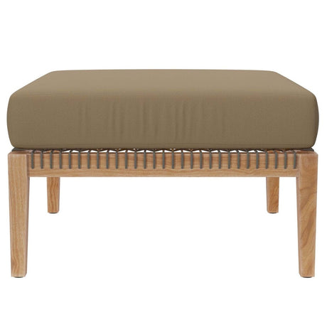 Clearwater Outdoor Patio Teak Wood 4 - Piece Sectional Sofa - BUILDMYPLACE
