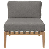 Clearwater Outdoor Patio Teak Wood Armless Chair - BUILDMYPLACE