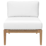 Clearwater Outdoor Patio Teak Wood Armless Chair - BUILDMYPLACE