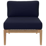 Clearwater Outdoor Patio Teak Wood Armless Chair - BUILDMYPLACE
