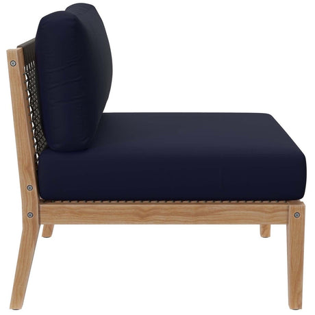 Clearwater Outdoor Patio Teak Wood Sofa - BUILDMYPLACE