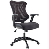 Clutch Ergonomic Computer Desk Office Chair With Footrest And Thick Padding - BUILDMYPLACE