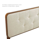 Collins Tufted Full Fabric and Wood Headboard - BUILDMYPLACE