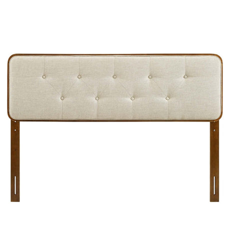 Collins Tufted Full Fabric and Wood Headboard - BUILDMYPLACE