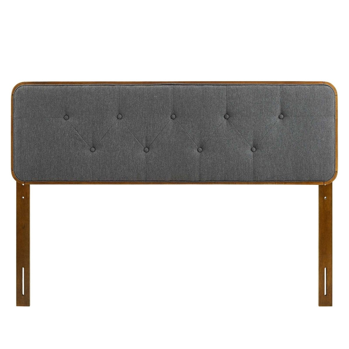 Collins Tufted Full Fabric and Wood Headboard - BUILDMYPLACE