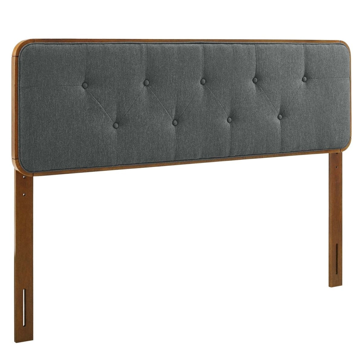 Collins Tufted Full Fabric and Wood Headboard - BUILDMYPLACE