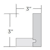 Colony Maple Alabaster - Flat Crown Molding - BUILDMYPLACE