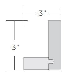 Colony Maple Alabaster - Flat Crown Molding - BUILDMYPLACE