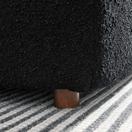 Commix Down Filled Overstuffed Boucle Fabric Armless Chair - BUILDMYPLACE