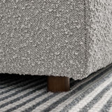 Commix Down Filled Overstuffed Boucle Fabric Armless Chair - BUILDMYPLACE