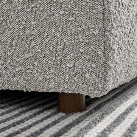 Commix Down Filled Overstuffed Boucle Fabric Armless Chair - BUILDMYPLACE