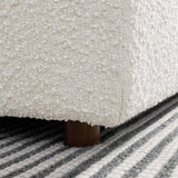 Commix Down Filled Overstuffed Boucle Fabric Armless Chair - BUILDMYPLACE