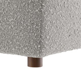 Commix Down Filled Overstuffed Boucle Fabric Corner Chair - BUILDMYPLACE
