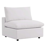 Commix Overstuffed Outdoor Patio Armless Chair - BUILDMYPLACE