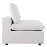 Commix Overstuffed Outdoor Patio Armless Chair - BUILDMYPLACE