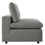 Commix Overstuffed Outdoor Patio Armless Chair - BUILDMYPLACE