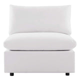 Commix Overstuffed Outdoor Patio Armless Chair - BUILDMYPLACE