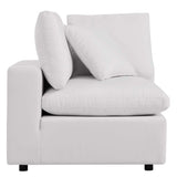 Commix Overstuffed Outdoor Patio Corner Chair - BUILDMYPLACE