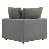 Commix Overstuffed Outdoor Patio Corner Chair - BUILDMYPLACE