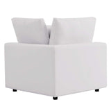 Commix Overstuffed Outdoor Patio Corner Chair - BUILDMYPLACE