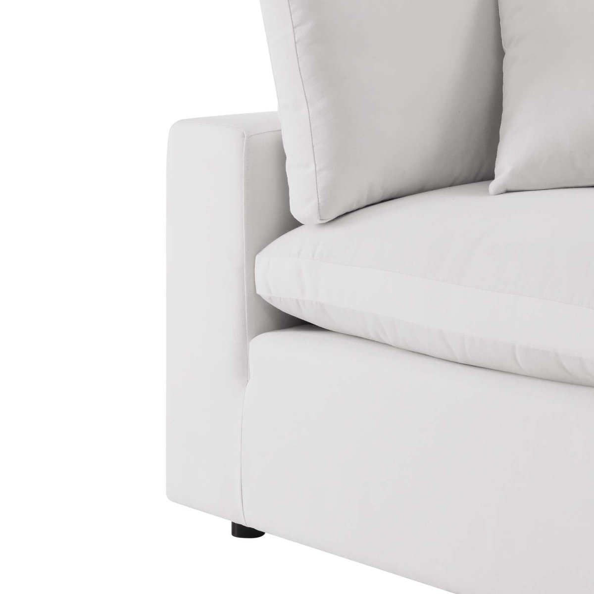 Commix Overstuffed Outdoor Patio Corner Chair - BUILDMYPLACE