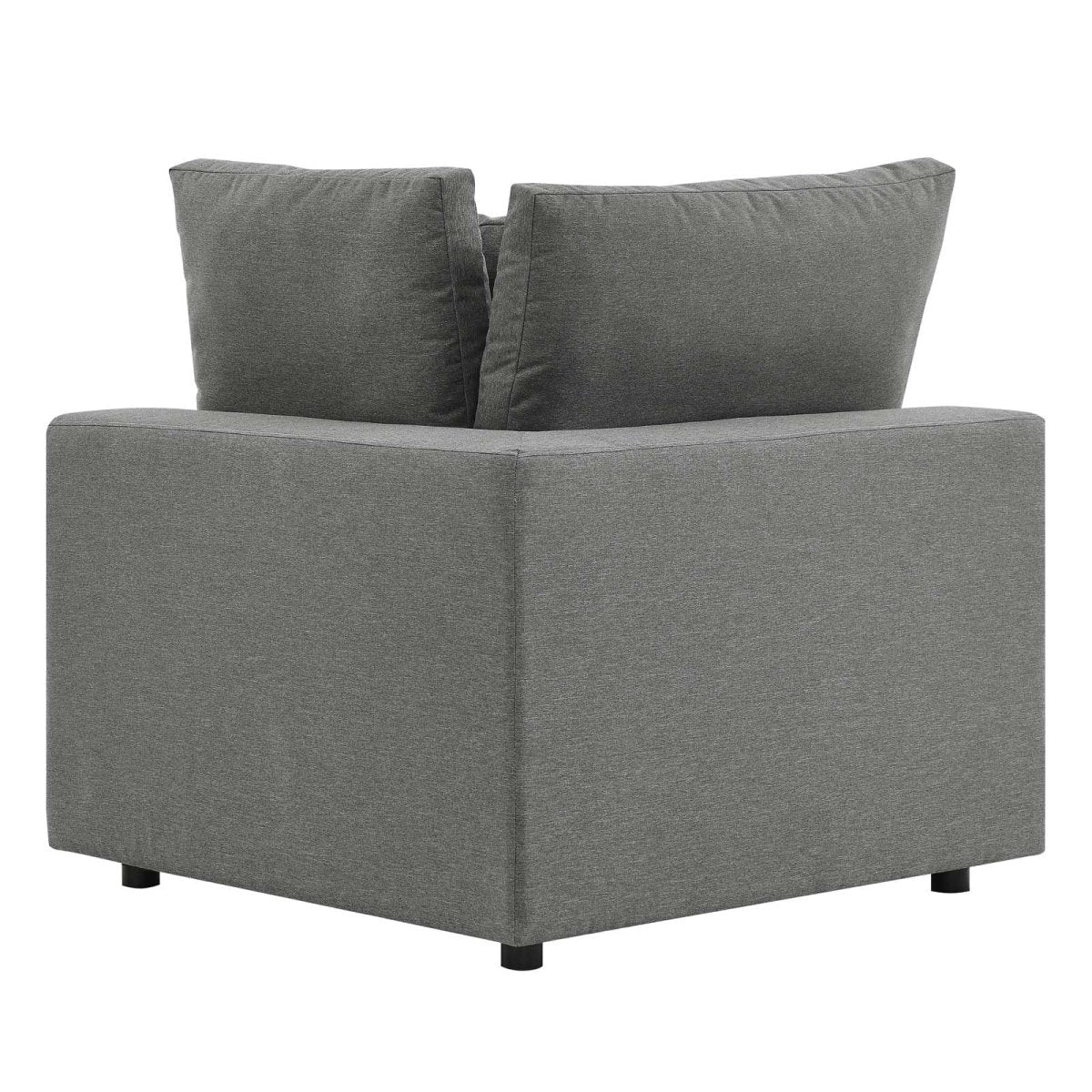 Commix Overstuffed Outdoor Patio Loveseat - BUILDMYPLACE