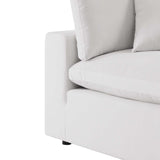 Commix Overstuffed Outdoor Patio Loveseat - BUILDMYPLACE