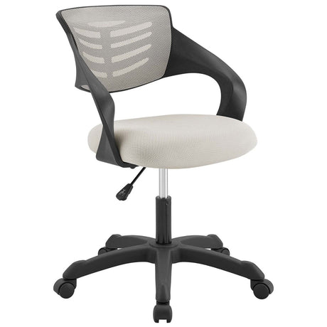 Computer Thrive Mesh Office Desk Chair With Adjustable Height - Mesh Back Support - BUILDMYPLACE