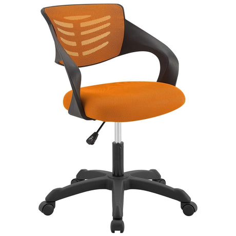 Computer Thrive Mesh Office Desk Chair With Adjustable Height - Mesh Back Support - BUILDMYPLACE