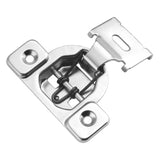 Concealed Hinge 1/2 Inch Overlay Face Frame Self - Close in Polished Nickel - Hickory Hardware - BUILDMYPLACE