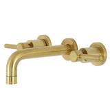 Concord 2 - Handle Wall Mount Bathroom Faucet - BUILDMYPLACE