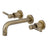 Concord 2 - Handle Wall Mount Bathroom Faucet - BUILDMYPLACE