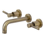 Concord 2 - Handle Wall Mount Bathroom Faucet - BUILDMYPLACE