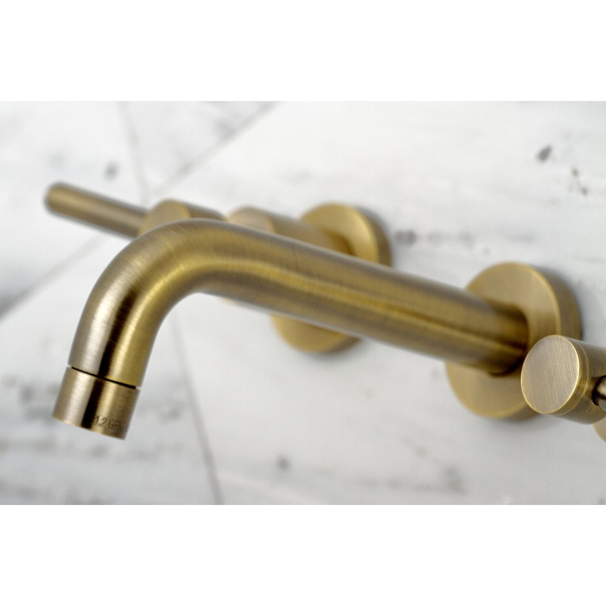 Concord 2 - Handle Wall Mount Bathroom Faucet - BUILDMYPLACE