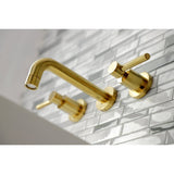 Concord 2 - Handle Wall Mount Bathroom Faucet - BUILDMYPLACE