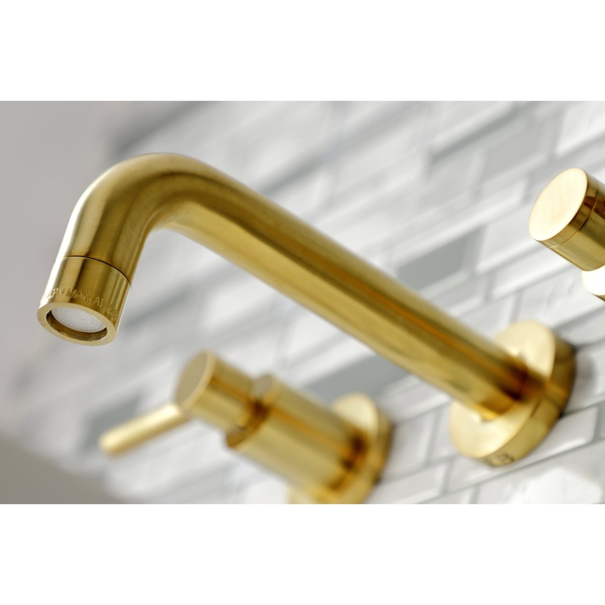 Concord 2 - Handle Wall Mount Bathroom Faucet - BUILDMYPLACE