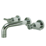 Concord 2 - Handle Wall Mount Bathroom Faucet - BUILDMYPLACE