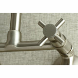 Concord 8" Adjustable Center Wall Mount Kitchen Faucet - BUILDMYPLACE