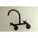 Concord 8" Adjustable Center Wall Mount Kitchen Faucet - BUILDMYPLACE