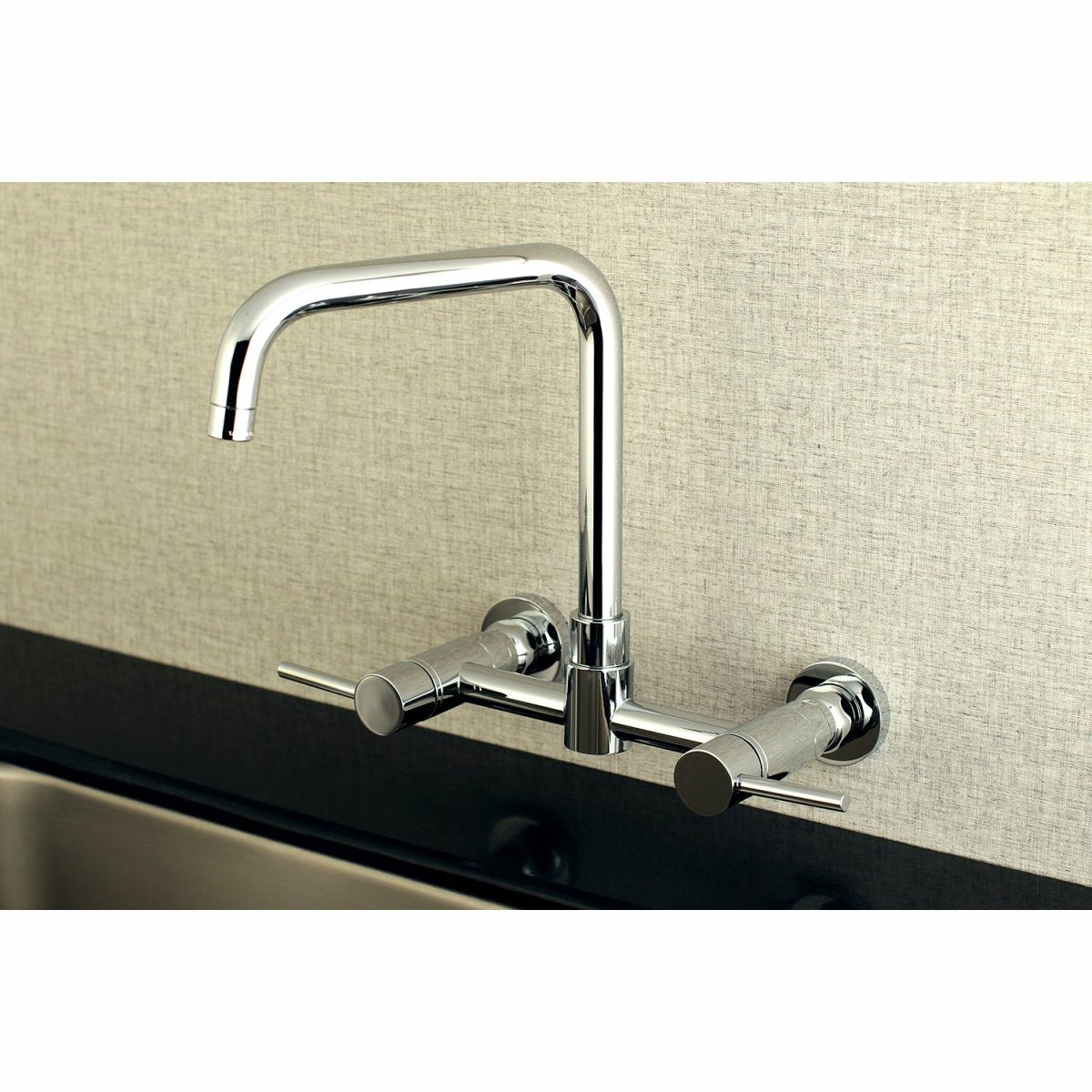 Concord 8" Centerset Wall Mount Kitchen Faucet - BUILDMYPLACE