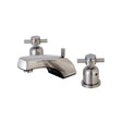 Concord 8 In. Two handle 3 - Hole Brushed Nickel Widespread Bathroom Sink Faucet - BUILDMYPLACE