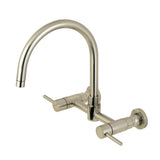 Concord 8 - Inch Centerset Wall Mount Kitchen Faucet - BUILDMYPLACE