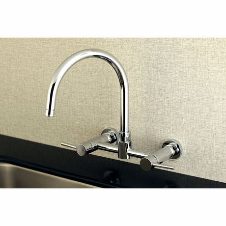 Concord 8 - Inch Centerset Wall Mount Kitchen Faucet - BUILDMYPLACE