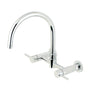 Concord 8 - Inch Centerset Wall Mount Kitchen Faucet - BUILDMYPLACE