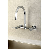 Concord 8 - Inch Centerset Wall Mount Kitchen Faucet - BUILDMYPLACE