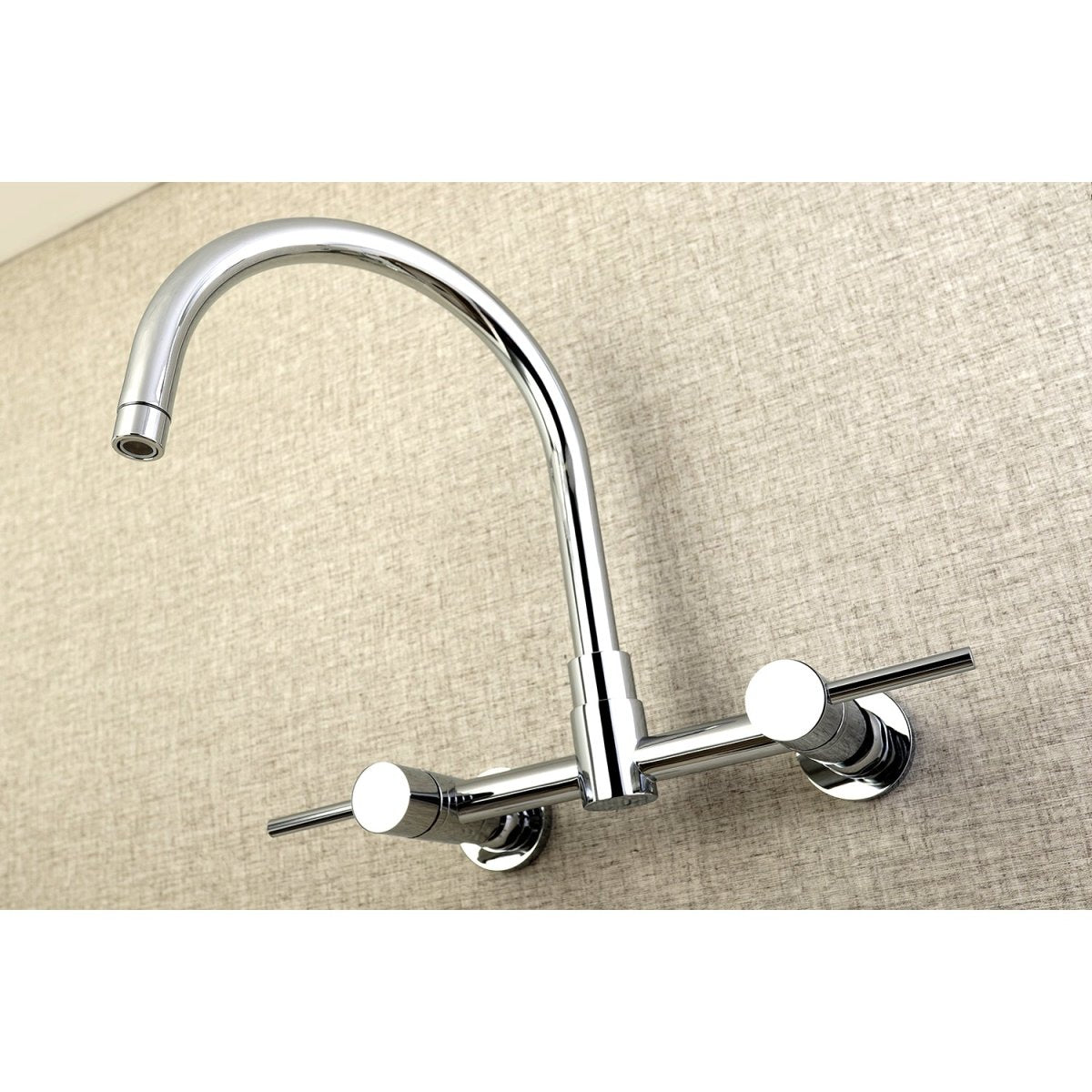 Concord 8 - Inch Centerset Wall Mount Kitchen Faucet - BUILDMYPLACE