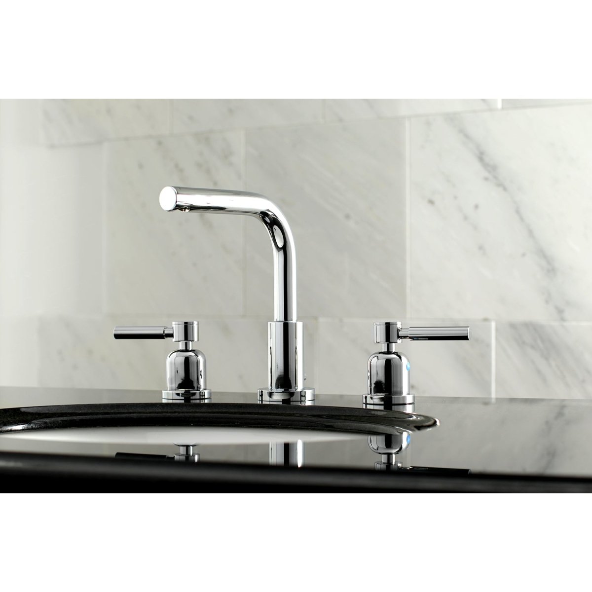 Concord 8 inch Modern Widespread Bathroom Faucet - BUILDMYPLACE