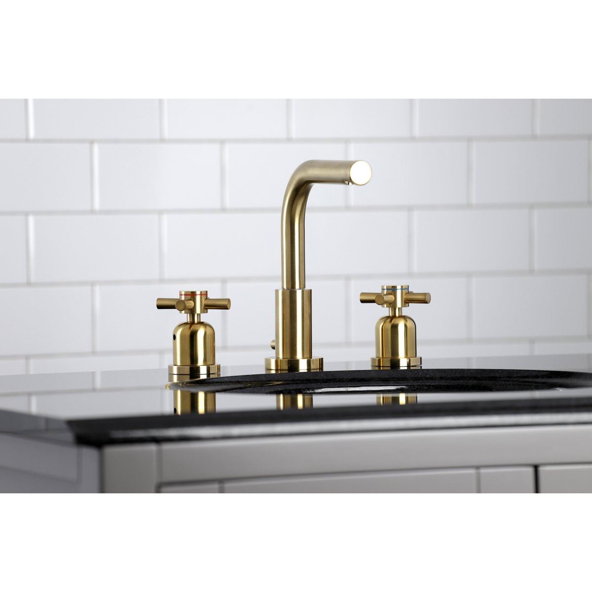 Concord 8 inch Widespread Modern Bathroom Faucet - BUILDMYPLACE