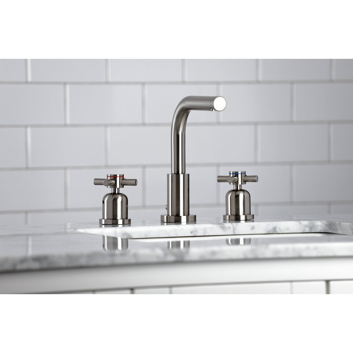 Concord 8 inch Widespread Modern Bathroom Faucet - BUILDMYPLACE